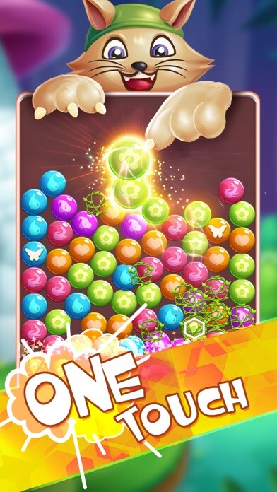 Emulate iPhone app Toon Cat Town: Pop Crush Blast using MyAndroid
