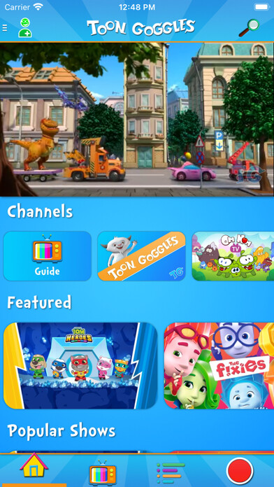 Emulate iPhone app Toon Goggles Cartoons for Kids using MyAndroid Emulate iPhone app Toon Goggles Cartoons for Kids using MyAndroid