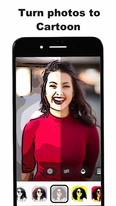 Emulate iPhone app Toonist: Photo to Cartoon Art using MyAndroid