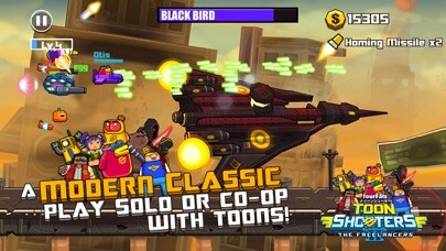 Emulate iPhone app Toon Shooters 2 using MyAndroid