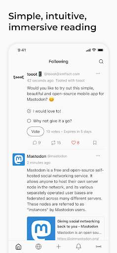 Run android online APK tooot from MyAndroid or emulate tooot using MyAndroid