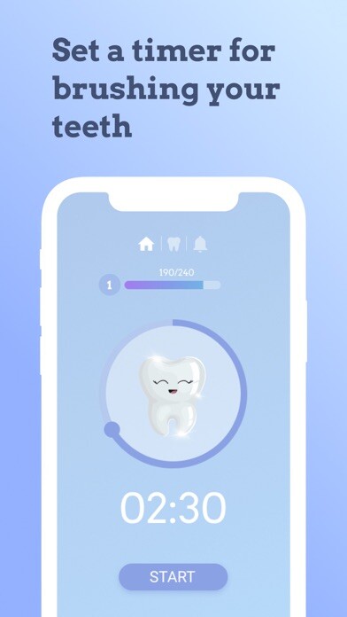 Emulate iPhone app Toothie: Toothbrush Timer App using MyAndroid Emulate iPhone app Toothie: Toothbrush Timer App using MyAndroid