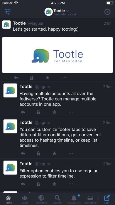 Emulate iPhone app Tootle for Mastodon using MyAndroid Emulate iPhone app Tootle for Mastodon using MyAndroid