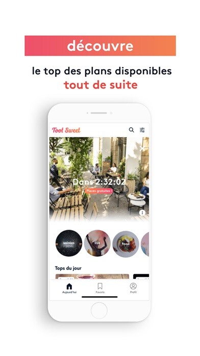 Emulate iPhone app Toot Sweet à Paris using MyAndroid