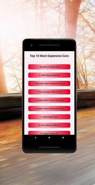 Run android online APK Top 10 Most Expensive Cars from MyAndroid or emulate Top 10 Most Expensive Cars using MyAndroid