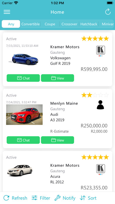 Emulate iPhone app TopCar Buyer using MyAndroid Emulate iPhone app TopCar Buyer using MyAndroid