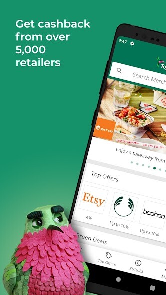 Run android online APK TopCashback: Cashback  Offers from MyAndroid or emulate TopCashback: Cashback  Offers using MyAndroid