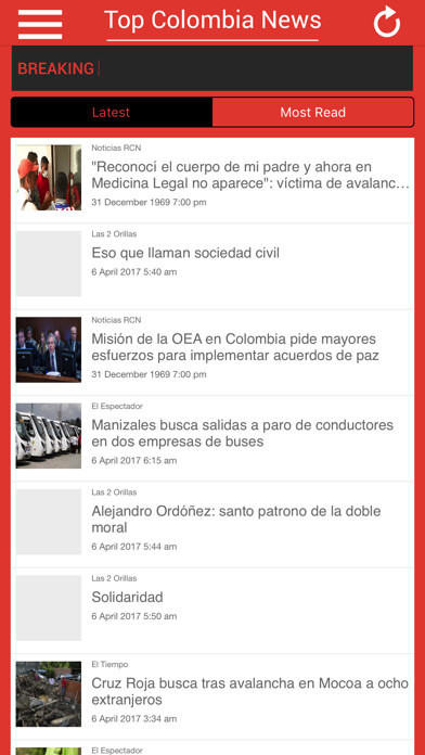Emulate iPhone app Top Colombia News using MyAndroid Emulate iPhone app Top Colombia News using MyAndroid