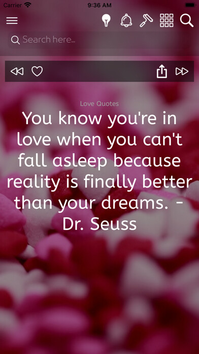 Emulate iPhone app Top Daily Quotes & Sayings using MyAndroid