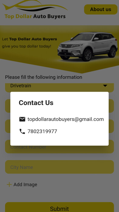 Emulate iPhone app Top Dollar Auto Buyers using MyAndroid Emulate iPhone app Top Dollar Auto Buyers using MyAndroid