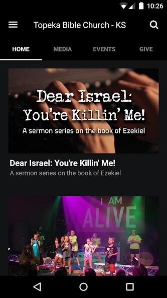 Run android online APK Topeka Bible Church - KS from MyAndroid or emulate Topeka Bible Church - KS using MyAndroid