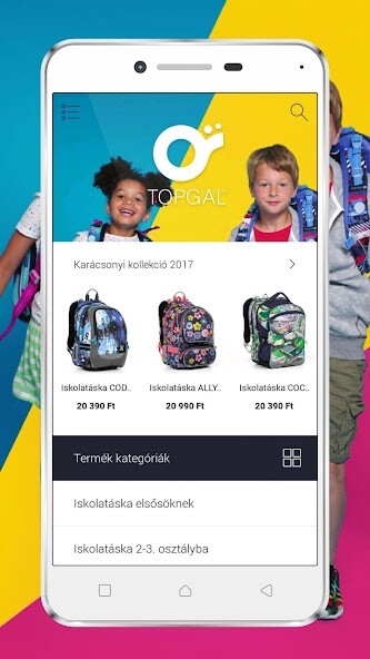 Run android online APK Topgal iskolatáskák from MyAndroid or emulate Topgal iskolatáskák using MyAndroid