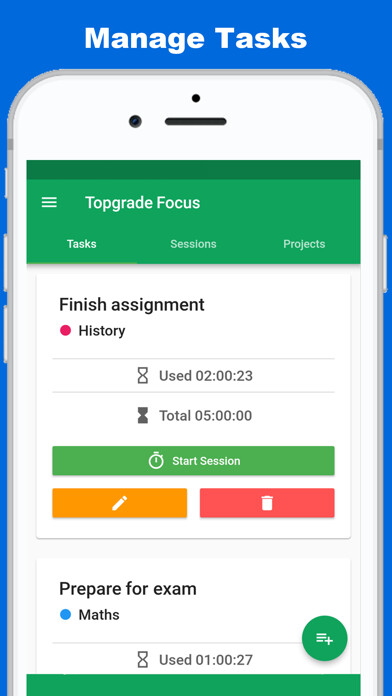 Emulate iPhone app Topgrade Focus - Time Tracker using MyAndroid Emulate iPhone app Topgrade Focus - Time Tracker using MyAndroid