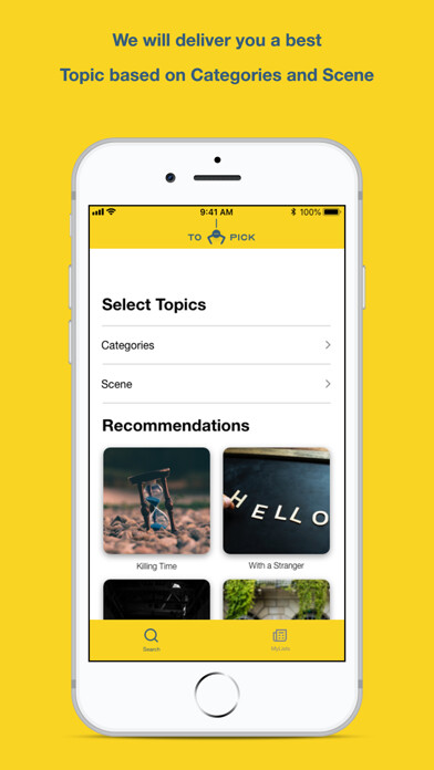 Emulate iPhone app ToPick-the best topic provider using MyAndroid Emulate iPhone app ToPick-the best topic provider using MyAndroid