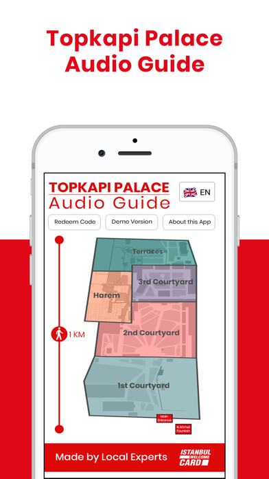 Emulate iPhone app Topkapi Palace Audio Guide using MyAndroid