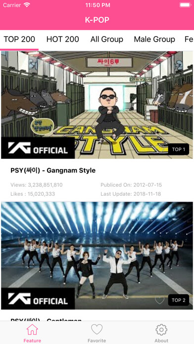 Emulate iPhone app TOP K-POP using MyAndroid Emulate iPhone app TOP K-POP using MyAndroid