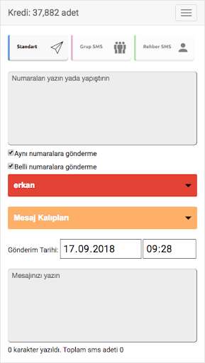 Run android online APK Toplu SMScim from MyAndroid or emulate Toplu SMScim using MyAndroid