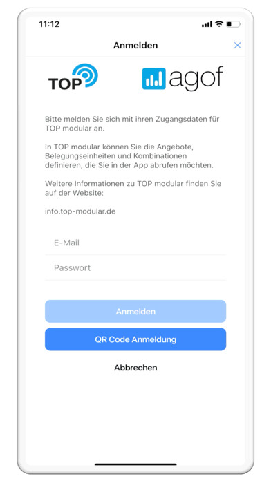 Emulate iPhone app TOP modular App using MyAndroid