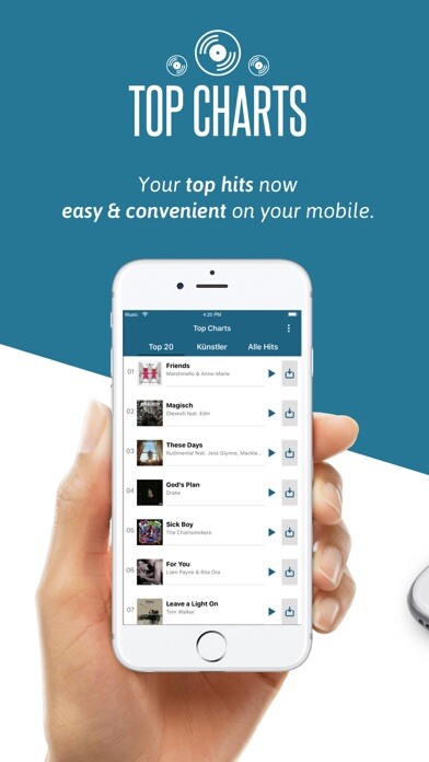 Emulate iPhone app Top Music Charts - Single-Hits using MyAndroid Emulate iPhone app Top Music Charts - Single-Hits using MyAndroid
