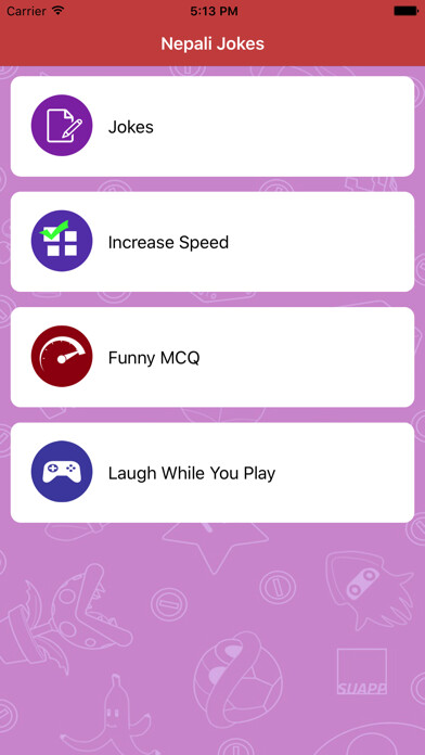Emulate iPhone app Top Nepali Jokes using MyAndroid