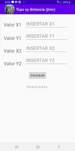 Run android online APK TOPO DISTANCIA Y RUMBO CON COORDENADAS from MyAndroid or emulate TOPO DISTANCIA Y RUMBO CON COORDENADAS using MyAndroid
