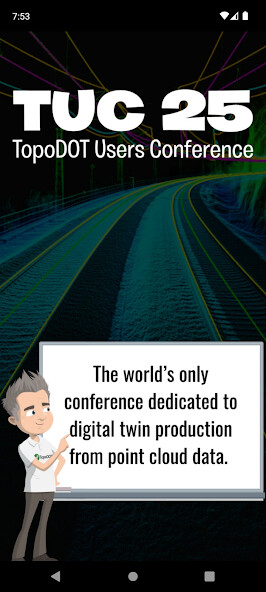 Emulate iPhone app TopoDOT Users Conference using MyAndroid