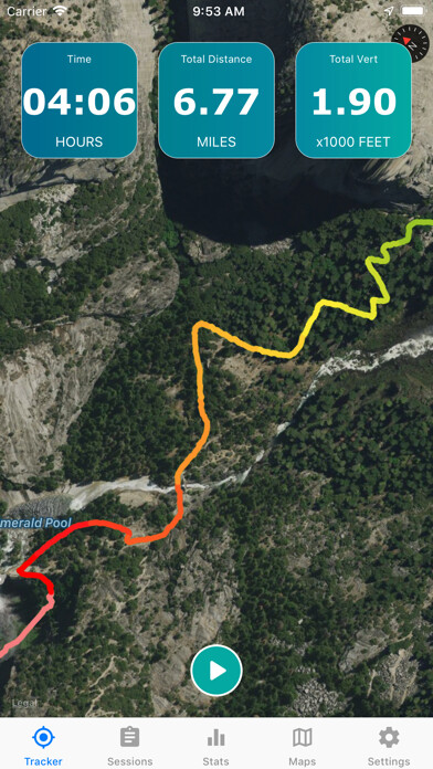 Emulate iPhone app Topo Map & Hiking Tracker using MyAndroid Emulate iPhone app Topo Map & Hiking Tracker using MyAndroid