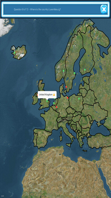 Emulate iPhone app Topo Test Europe, topography using MyAndroid Emulate iPhone app Topo Test Europe, topography using MyAndroid