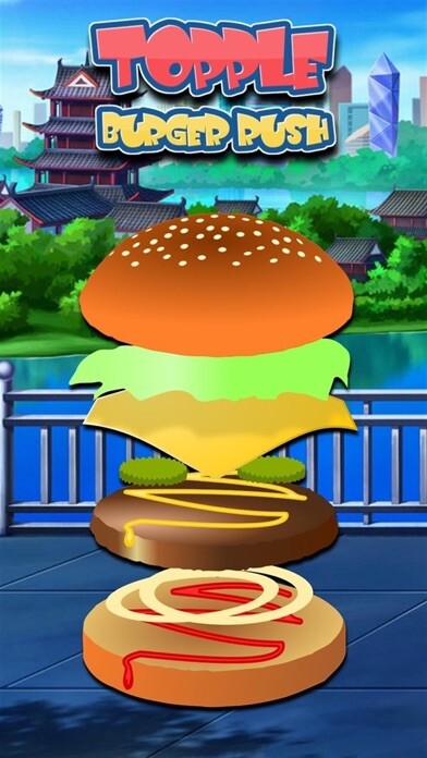 Emulate iPhone app Topple - Burger Rush using MyAndroid