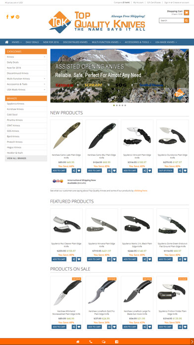 Emulate iPhone app Top Quality Knives using MyAndroid Emulate iPhone app Top Quality Knives using MyAndroid