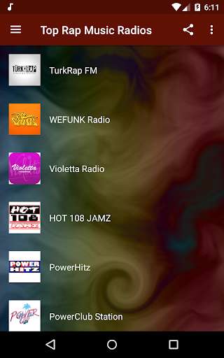Emulate Android APK Top Rap Radios