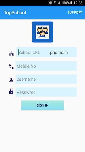 Emulate Android APK TopSchool-Admin