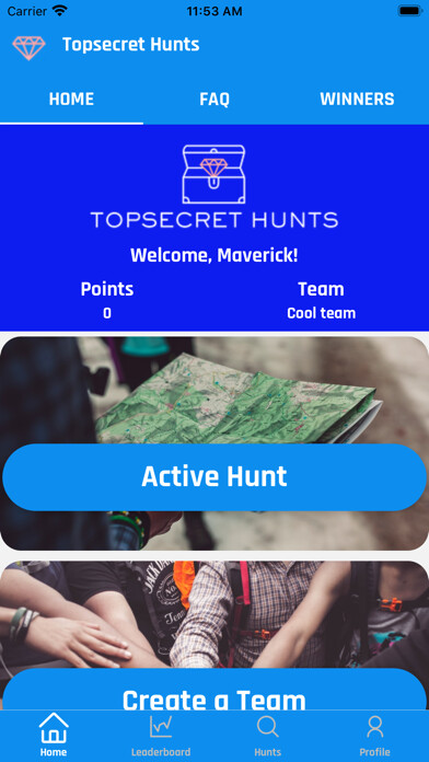 Emulate iPhone app Topsecret Hunts using MyAndroid