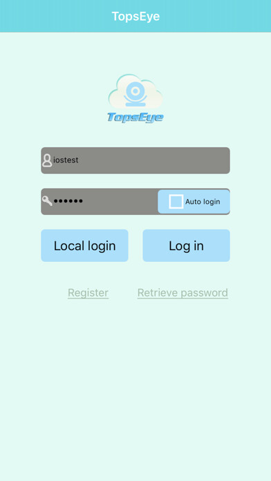 Emulate iPhone app TopsEye using MyAndroid
