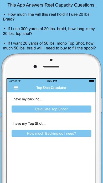 Emulate iPhone app Top Shot Calculator using MyAndroid Emulate iPhone app Top Shot Calculator using MyAndroid