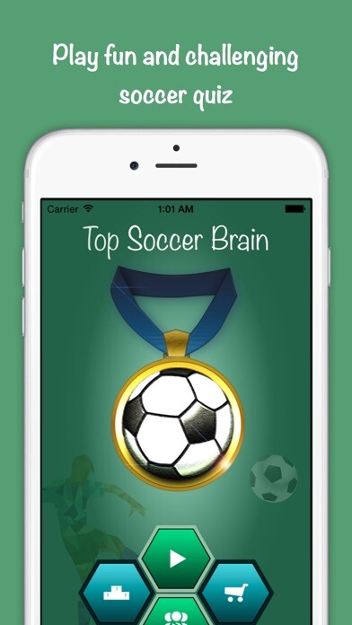 Emulate iPhone app Top Soccer Brain - Football Quiz and Trivia using MyAndroid