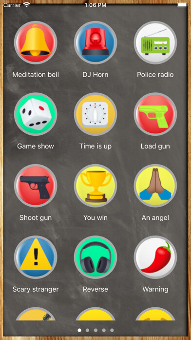 Emulate iPhone app Top Sound Effect Ringtones using MyAndroid