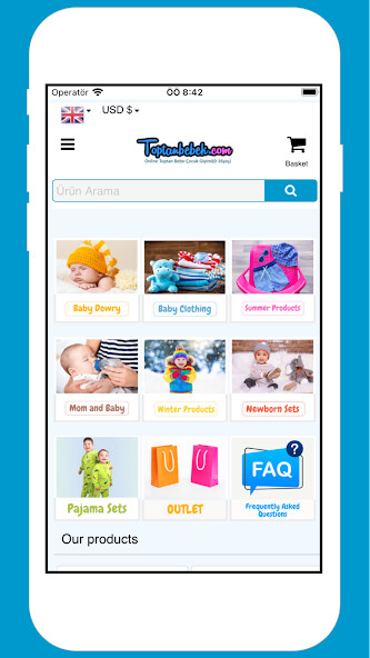 Run android online APK ToptanBebek Bebek Giyim from MyAndroid or emulate ToptanBebek Bebek Giyim using MyAndroid