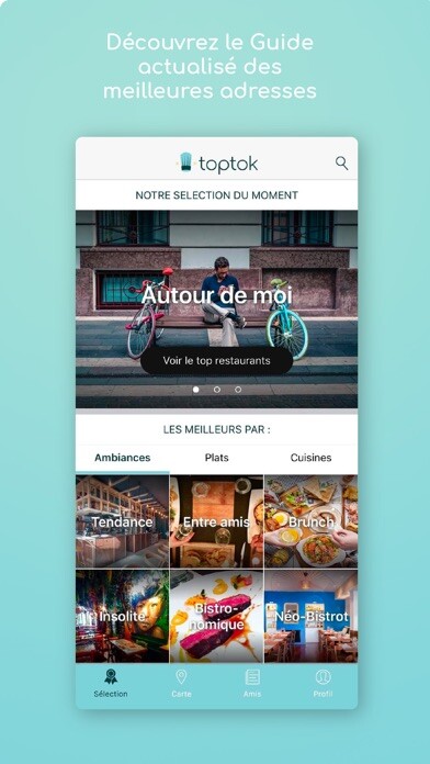 Emulate iPhone app toptok - restaurants au top using MyAndroid Emulate iPhone app toptok - restaurants au top using MyAndroid