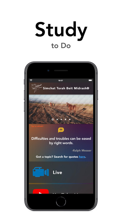 Emulate iPhone app TorahTV: Study, Do, Listen using MyAndroid Emulate iPhone app TorahTV: Study, Do, Listen using MyAndroid
