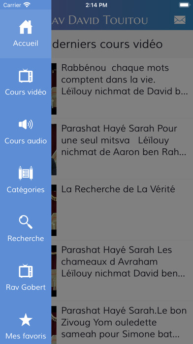 Emulate iPhone app Torat Haïm - Rav David Touitou using MyAndroid Emulate iPhone app Torat Haïm - Rav David Touitou using MyAndroid