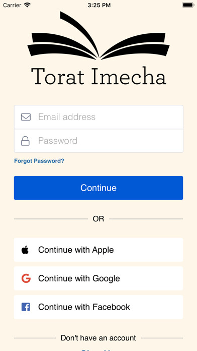Emulate iPhone app Torat Imecha using MyAndroid