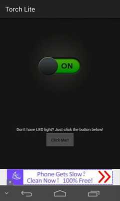 Emulate Android APK Torch Lite + Widget