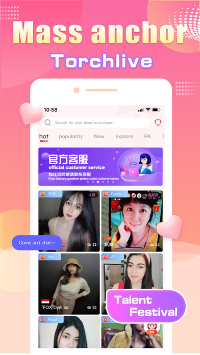Emulate iPhone app TorchLive-Live Streams & Chat using MyAndroid Emulate iPhone app TorchLive-Live Streams & Chat using MyAndroid