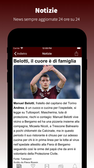 Emulate iPhone app TorinoGranata.it using MyAndroid Emulate iPhone app TorinoGranata.it using MyAndroid