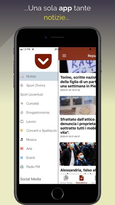 Emulate iPhone app Torino In tasca using MyAndroid Emulate iPhone app Torino In tasca using MyAndroid