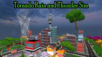 Emulate iPhone app Tornado Rain and Thunder Sim using MyAndroid Emulate iPhone app Tornado Rain and Thunder Sim using MyAndroid