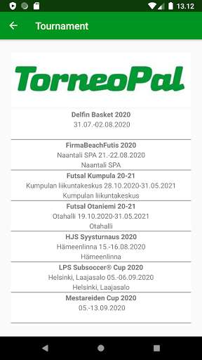 Run android online APK TorneoPal from MyAndroid or emulate TorneoPal using MyAndroid