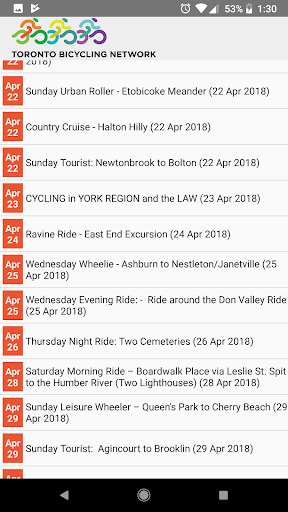 Run android online APK Toronto Bicycling Network (TBN) from MyAndroid or emulate Toronto Bicycling Network (TBN) using MyAndroid