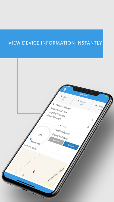 Emulate iPhone app TOS Dashboard using MyAndroid